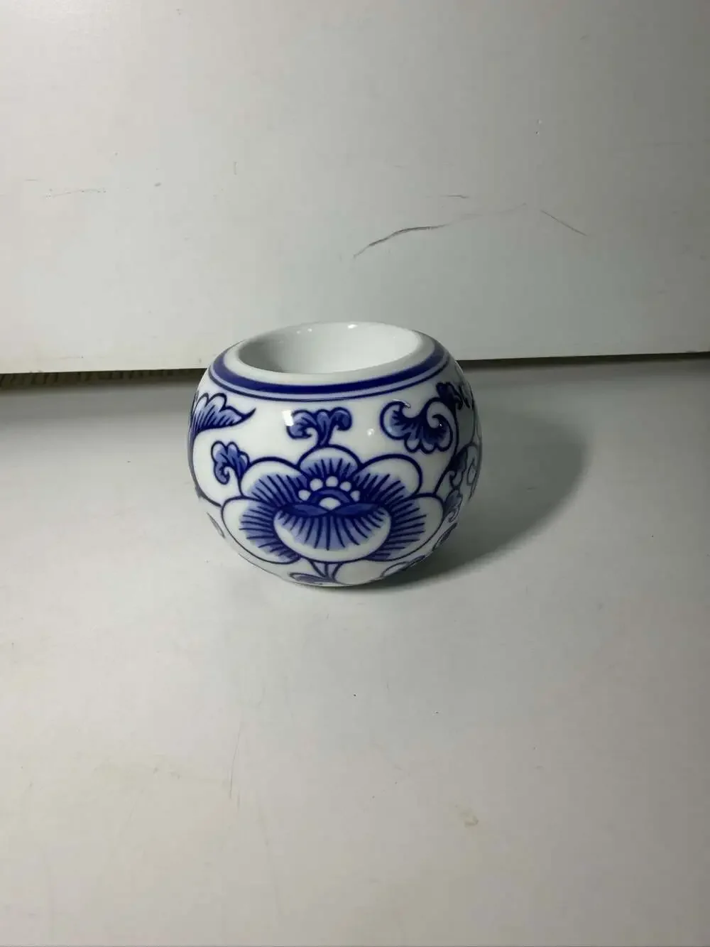 Bombay Blue & White Chinoiserie Ceramic Votive Tea Light Candle Holder 3 Types